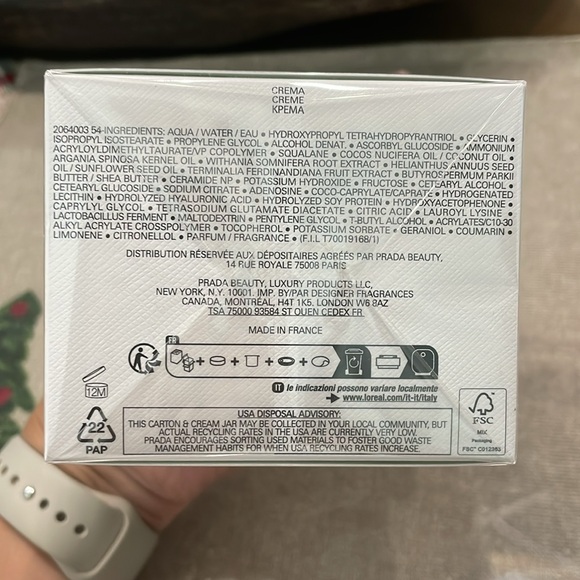 NWT Prada Augmented Skin Cream 60ml 2 fl oz Sealed - Picture 3 of 6